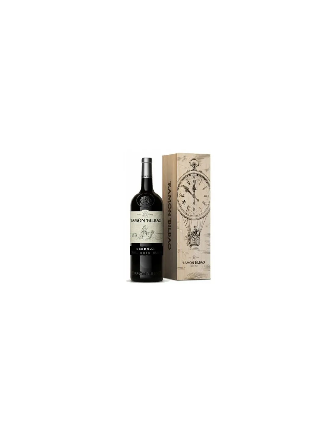 MAGNUM RAMON BILBAO RESERVA 18 150 Cl CAJA DE MADERA