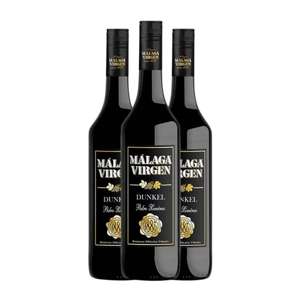 Málaga Virgen Dunkel Pedro Ximénez Sierras de Málaga 75 cl Vino Generoso Fortificado (Caja de 3 unidades)