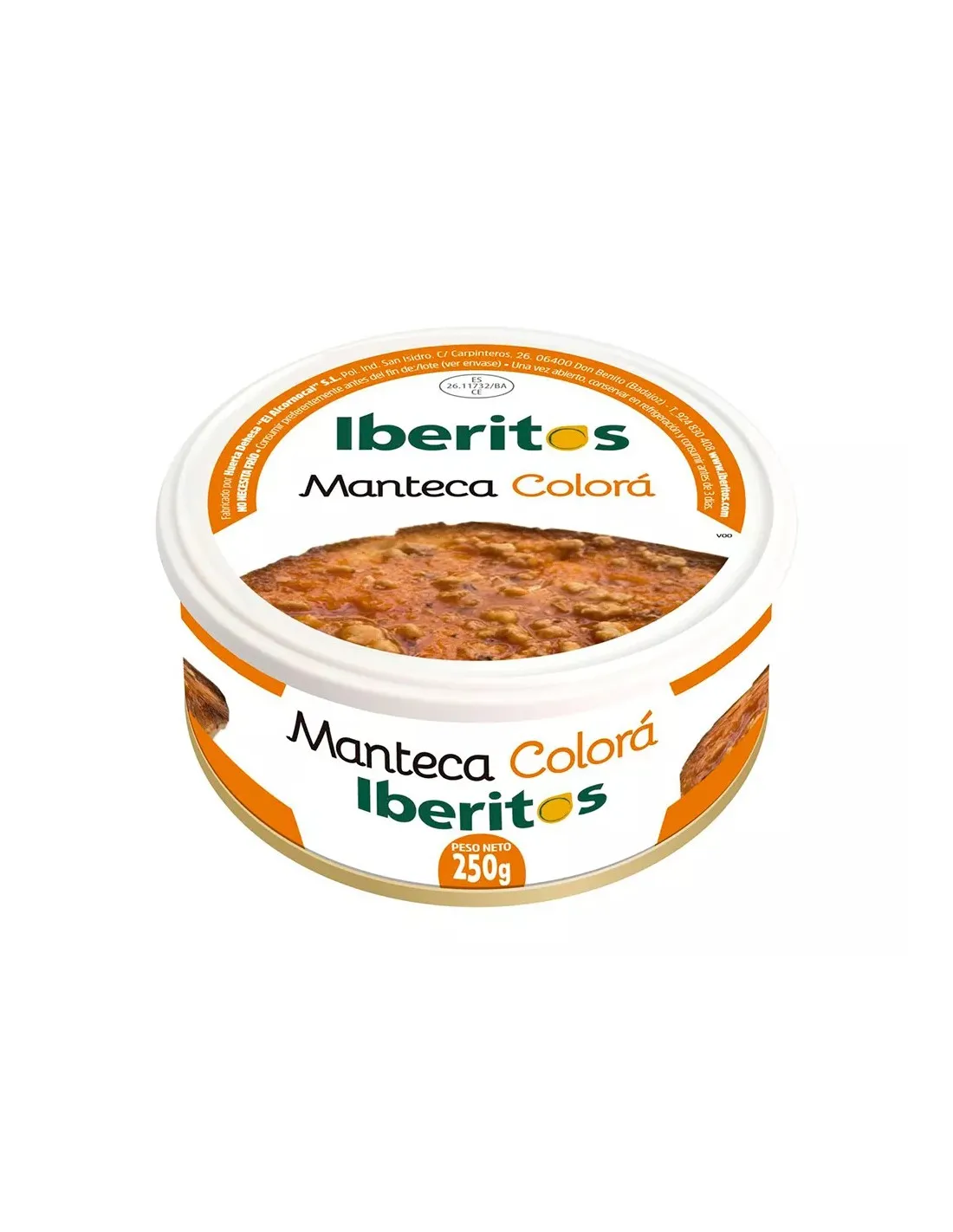 Manteca Colora extremeña 250 g IBERITOS