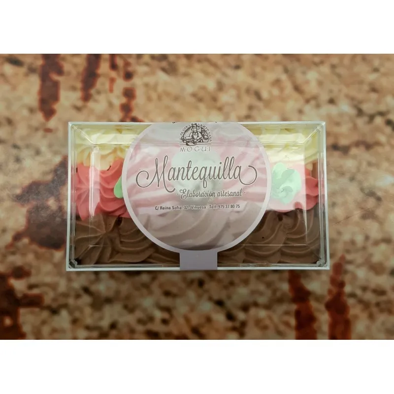 Mantequilla 3 colores Mogui. Caja 120 gr.