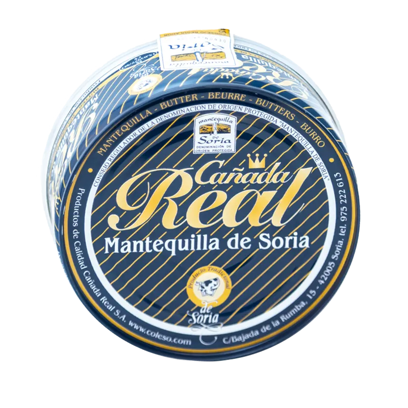 MANTEQUILLA DE SORIA. NATURAL LATA 250 GR