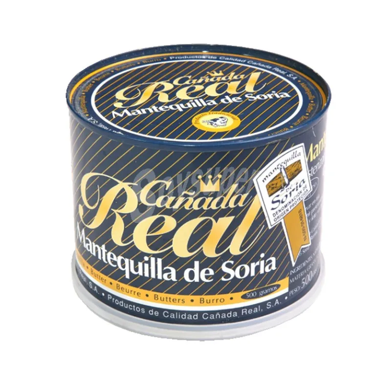 MANTEQUILLA DE SORIA. NATURAL. LATA 500 GR