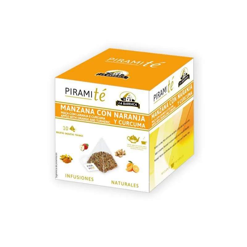 Manzana con Naranja y Cúrcuma