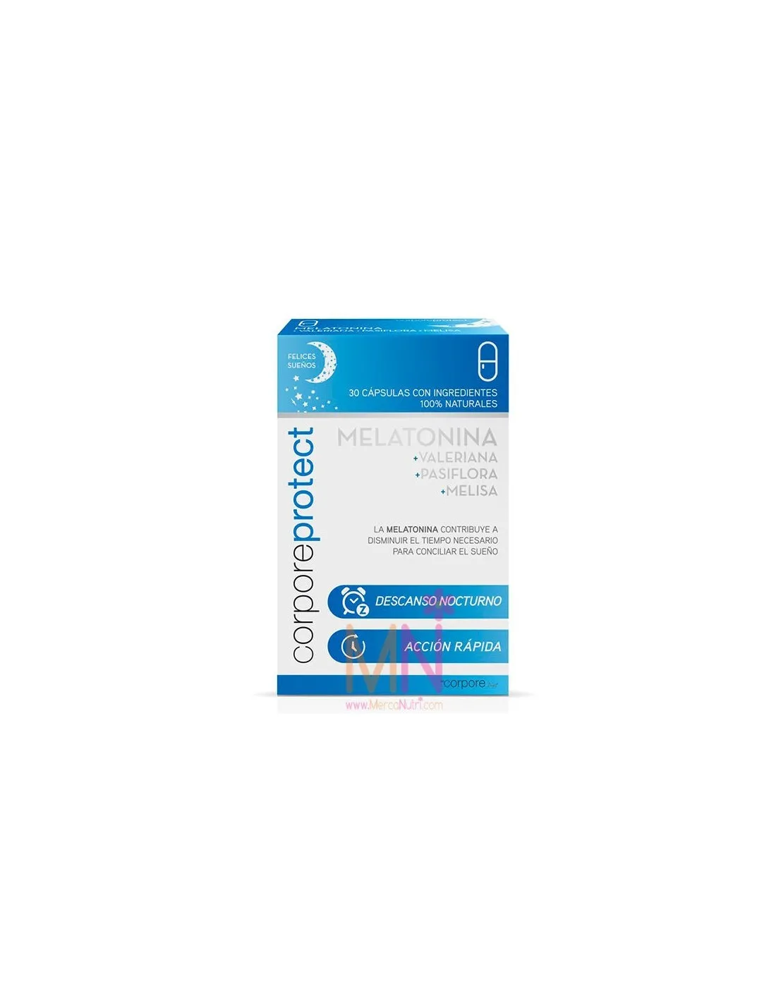 Melatonina 1mg 30caps. (Ayuda a conciliar el sueño)