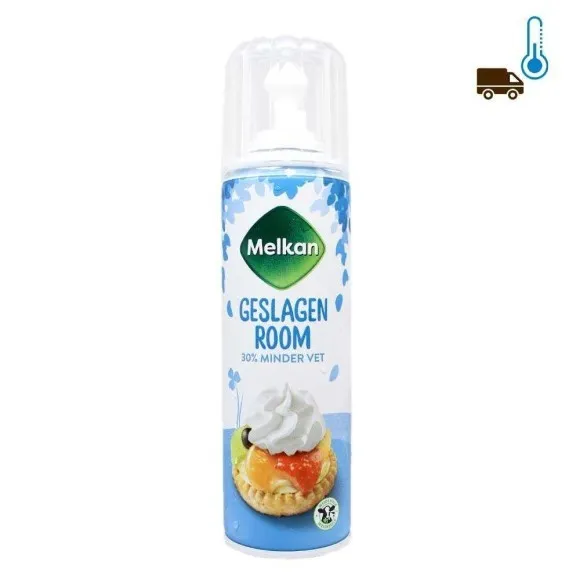 Melkan Geslagen Room / Nata Montada Menos Grasa 250g
