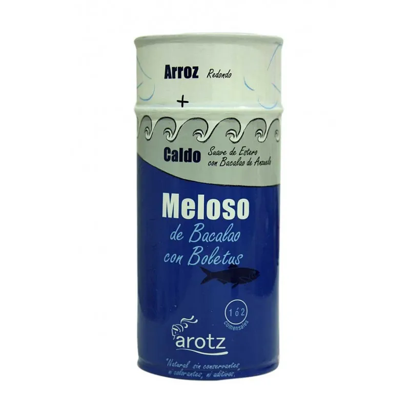 Meloso de bacalao con Boletus Arotz