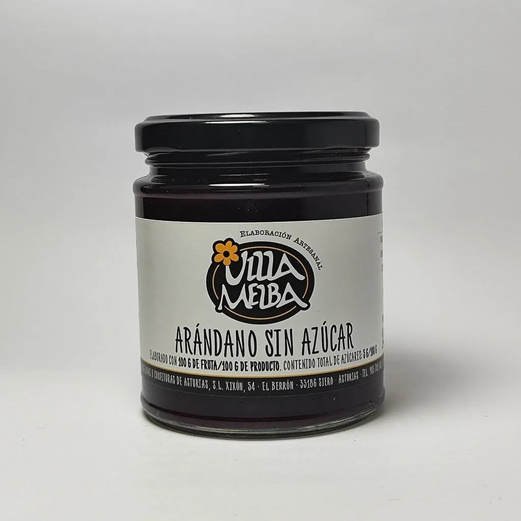 Mermelada de Arándano Sin Azúcar Villa Melba