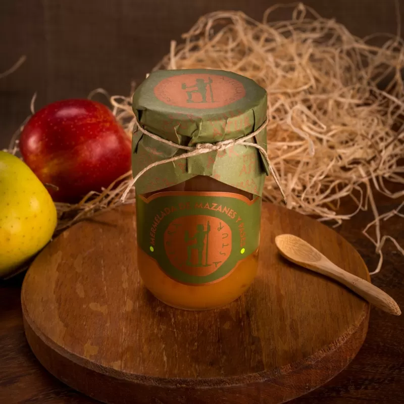 MERMELADA DE MANZANA Y PASAS (335 g.)