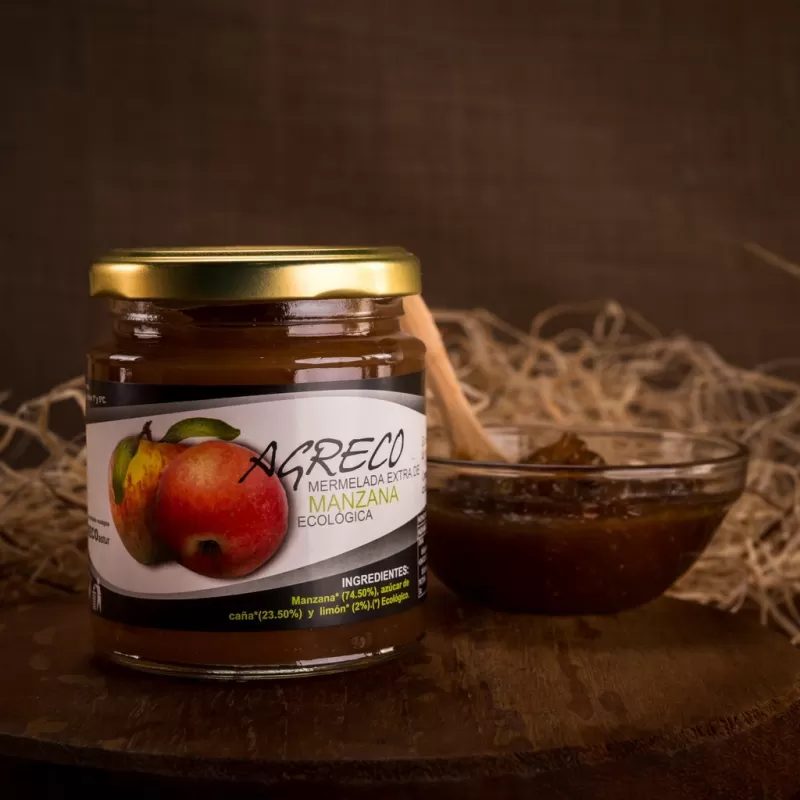 MERMELADA ECOLÓGICA DE MANZANA (260 G.)