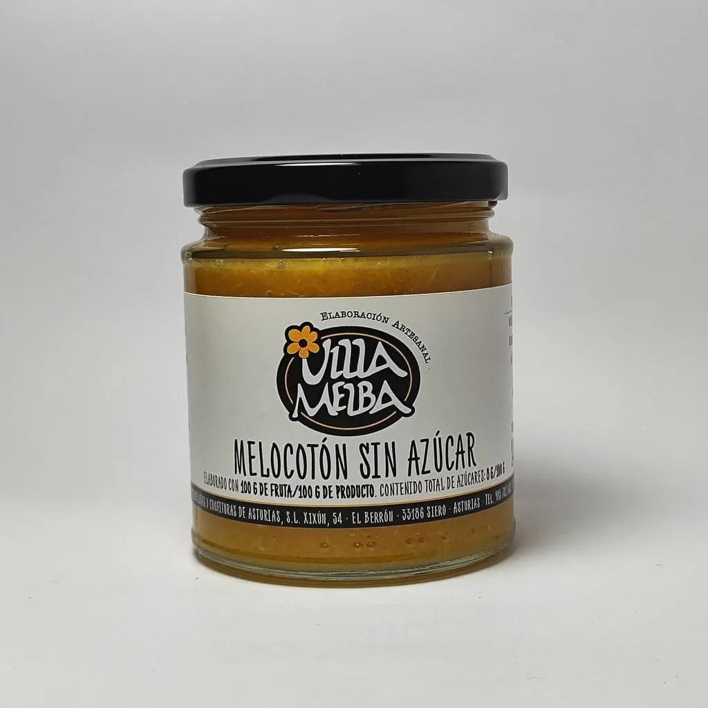 Mermelada de Melocotón Sin Azúcar Villa Melba
