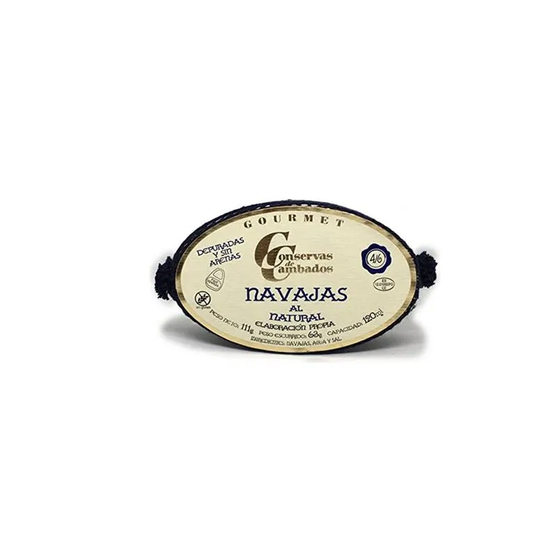 Navajas al natural Cambados 4/6