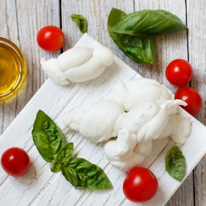 Nudos de mozzarella