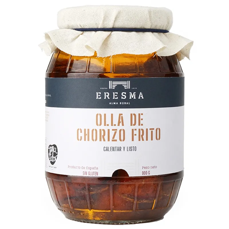OLLA DE CHORIZO FRITO ALTO OLEICO Eresma 500g