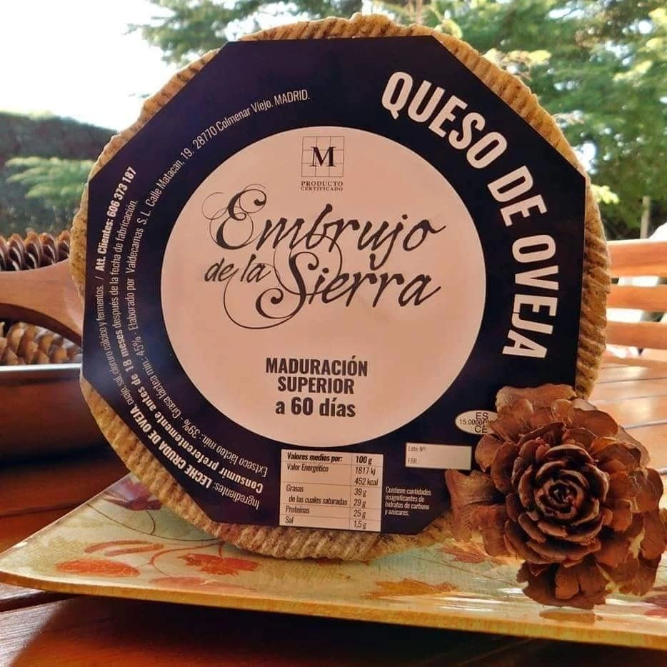 Queso Artesanal de Oveja Sierra de Madrid (800gr)