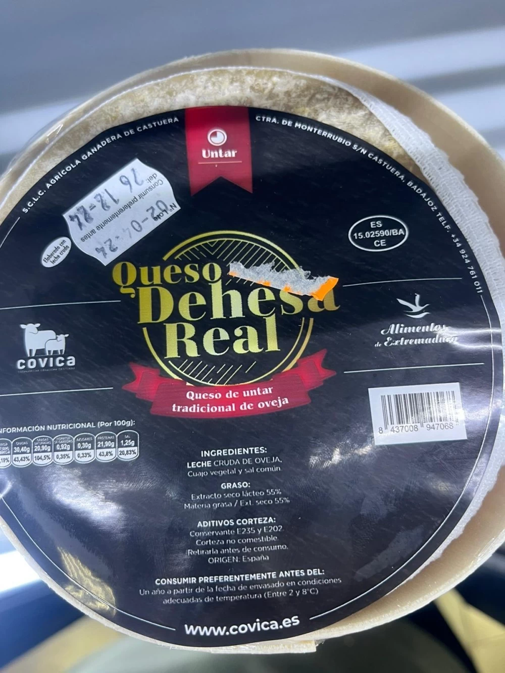 Torta Serena Dehesa Real (800gr)