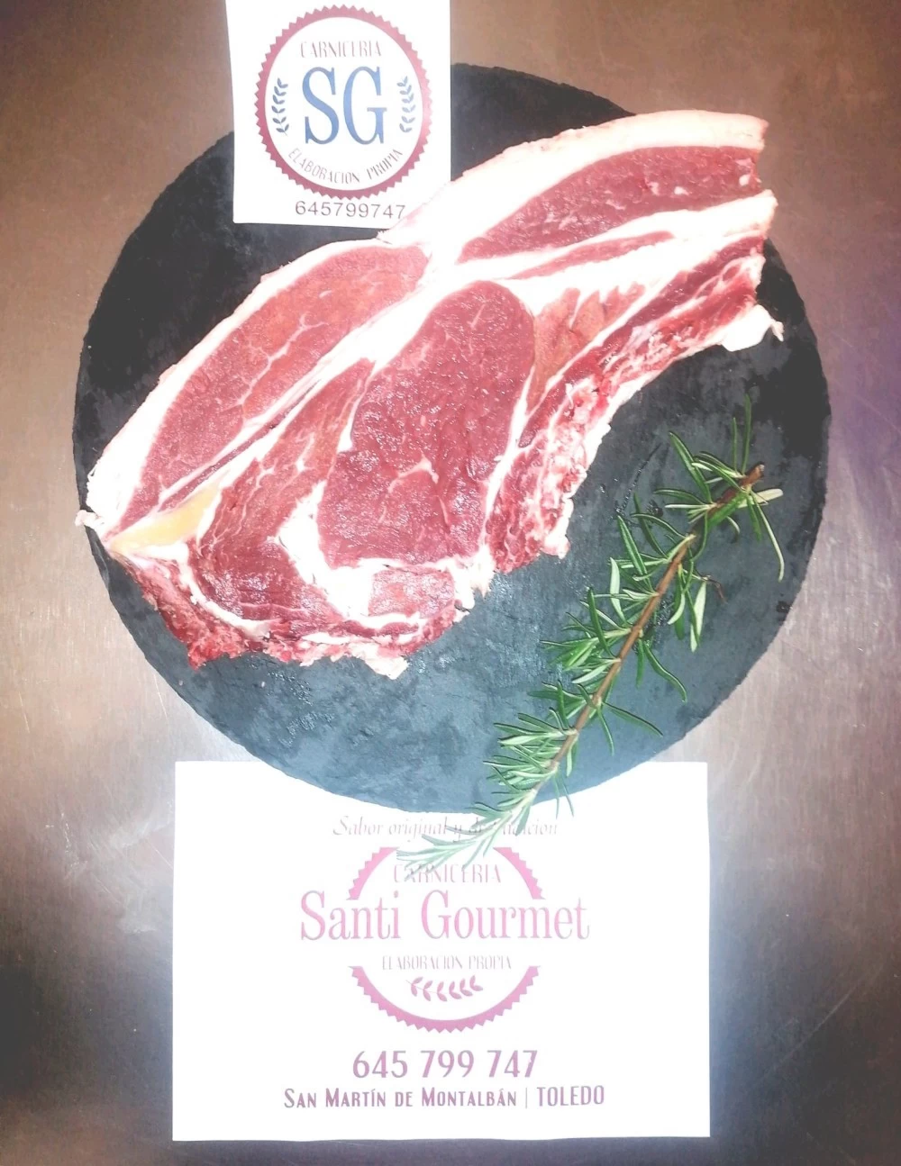 Chuletón Ternera Hembra Manchega (1Kg)