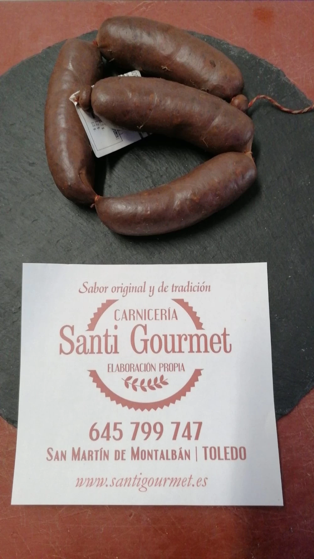 Morcilla Casera de Calabaza Manchega (500g)