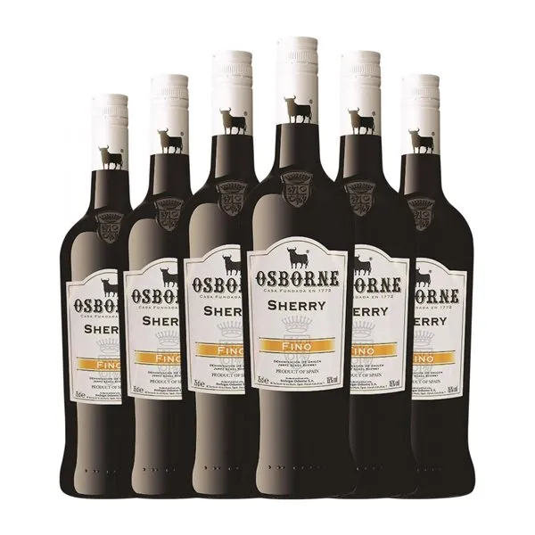 Osborne Palomino Fino Jerez-Xérès-Sherry 75 cl Vino Generoso Fortificado (Caja de 6 unidades)