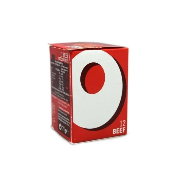 Oxo Stock Cubes Beef / Pastillas de Caldo Concentrado de Ternera x12