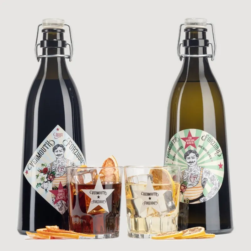 Pack 2 Botellas Vermouth Rojo y Blanco
