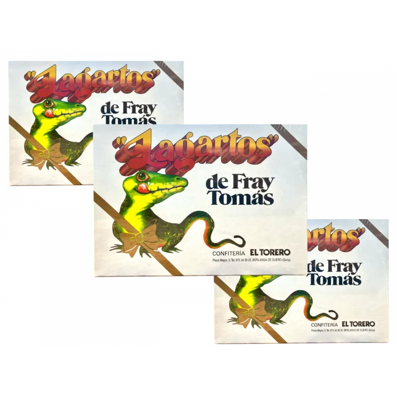 Pack 3 cajas Lagartos de Fray Tomás