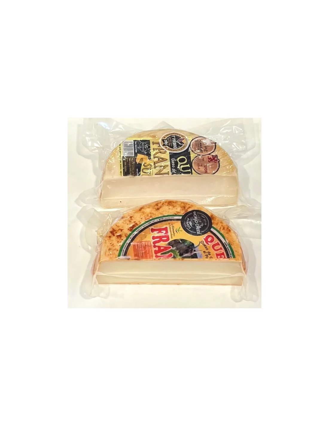 Pack degustación: Queso de cabra natural (400g) y con pimentón (400 g) FRANCISCO