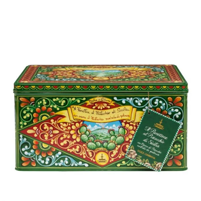 Dolce E Gabbana Panettone con Pistacho Siciliano Fiasconaro 1 Kg