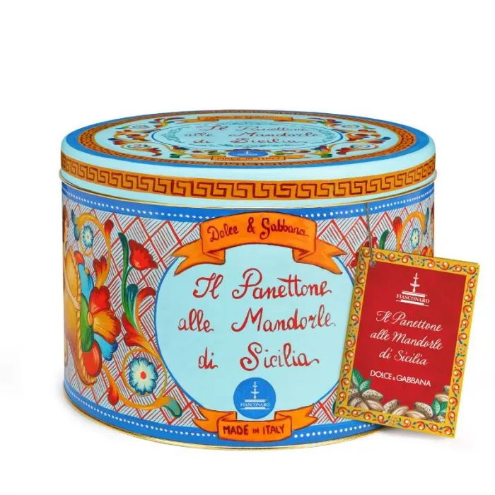 Dolce E Gabbana Panettone con Almendras Sicilianas Fiasconaro 1 Kg