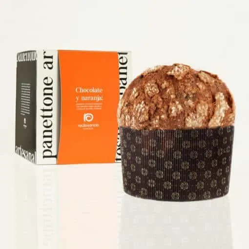 Panettone Artesano de chocolate y naranja 1100-1200gr de Raúl Asencio