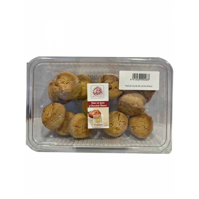 Pastas Dulce de leche y chocolate Blanco Mogui