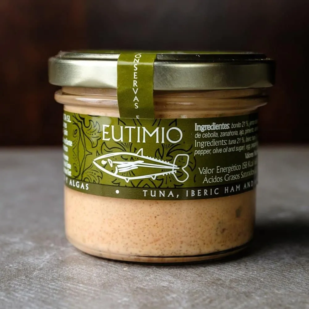 Pastel de Bonito, Jamón ibérico y Algas Conservas Eutimio