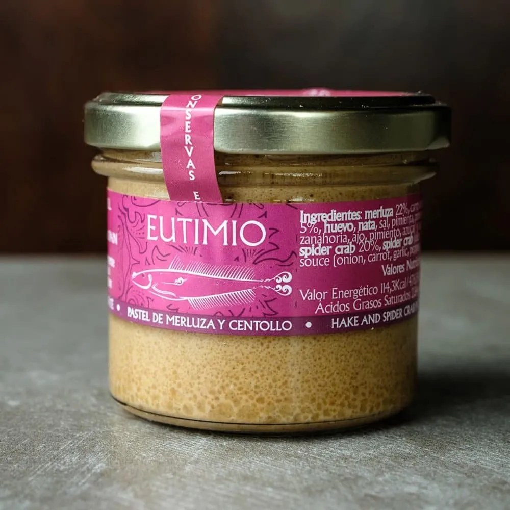 Pastel de Merluza y Centollo Conservas Eutimio