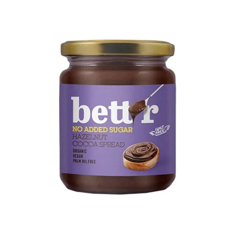 Better - Pâte à tartiner BIO aux noisettes 250 g