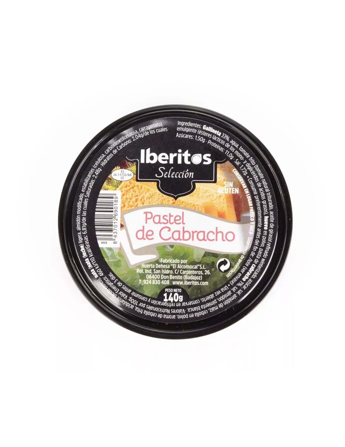 Paté de cabracho. Lata 140 g IBERITOS