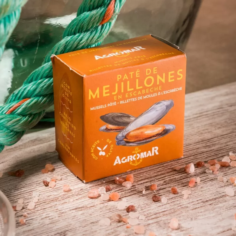 PATÉ DE MEJILLONES EN ESCABECHE (100 g.)