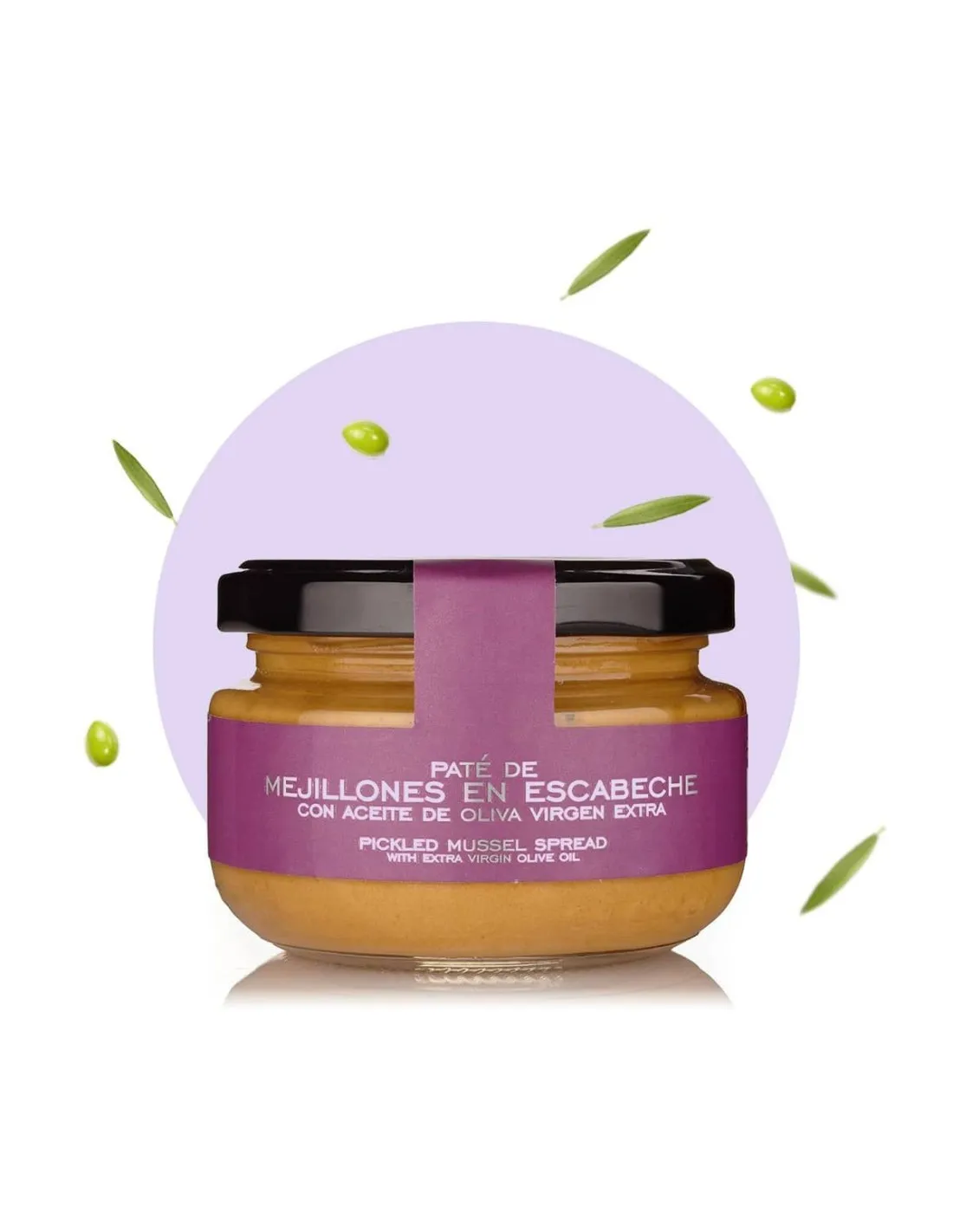 Paté de mejillones. La chinata. 120 grs.