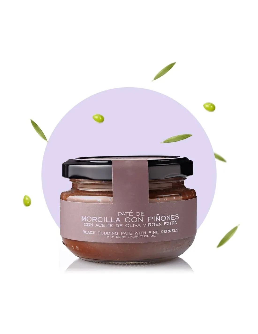 Paté de morcilla con piñones. La chinata.120 grs