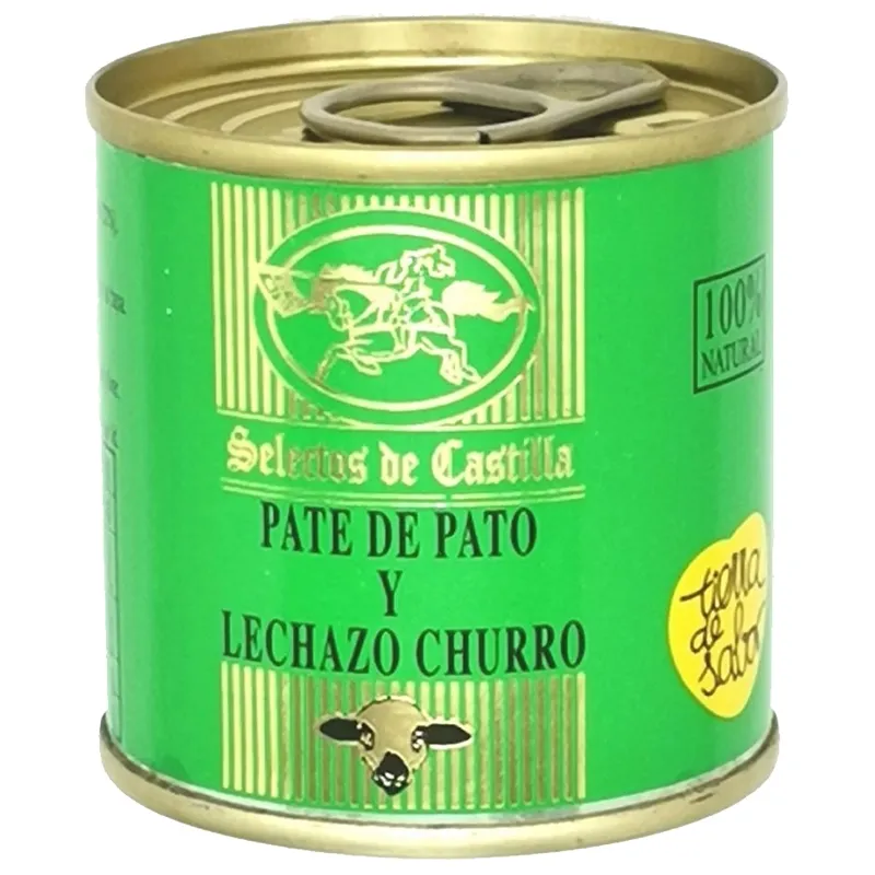 PATE DE PATO Y LECHAZO CHURRO 95g Selectos de Castilla