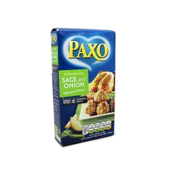 Paxo Sage and Onion Stuffing Mix / Mezcla para Relleno con Salvia y Cebolla 85g