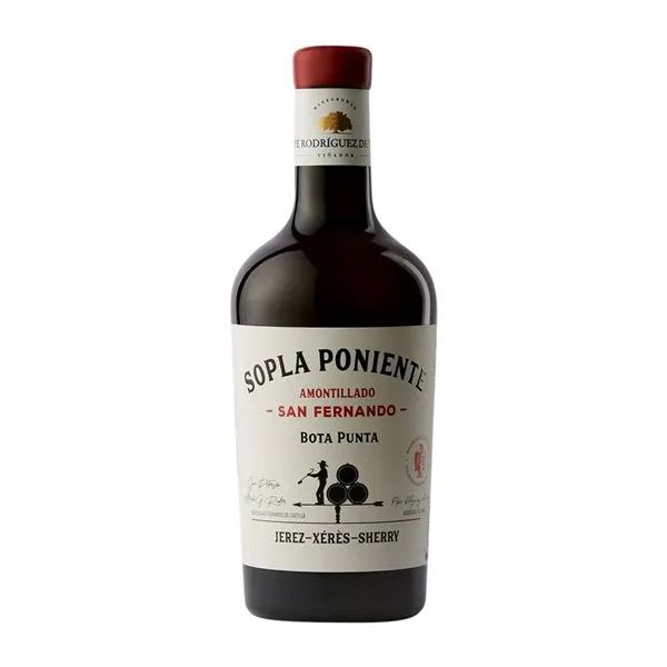 Pepe Rodríguez de Vera Sopla Poniente San Fernando Palomino Fino Jerez-Xérès-Sherry Amontillado Botella Medium 50 cl Vino Generoso Fortificado
