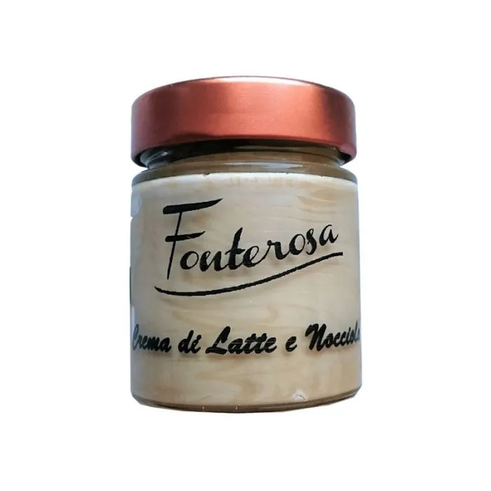 Crema di latte e nocciole Fonterosa