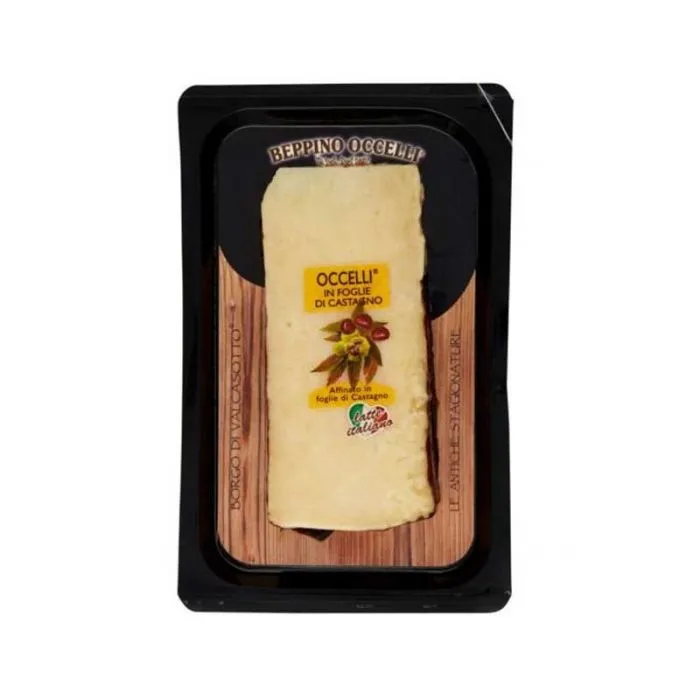 Occelli en porción individual hojas de castaña 140g