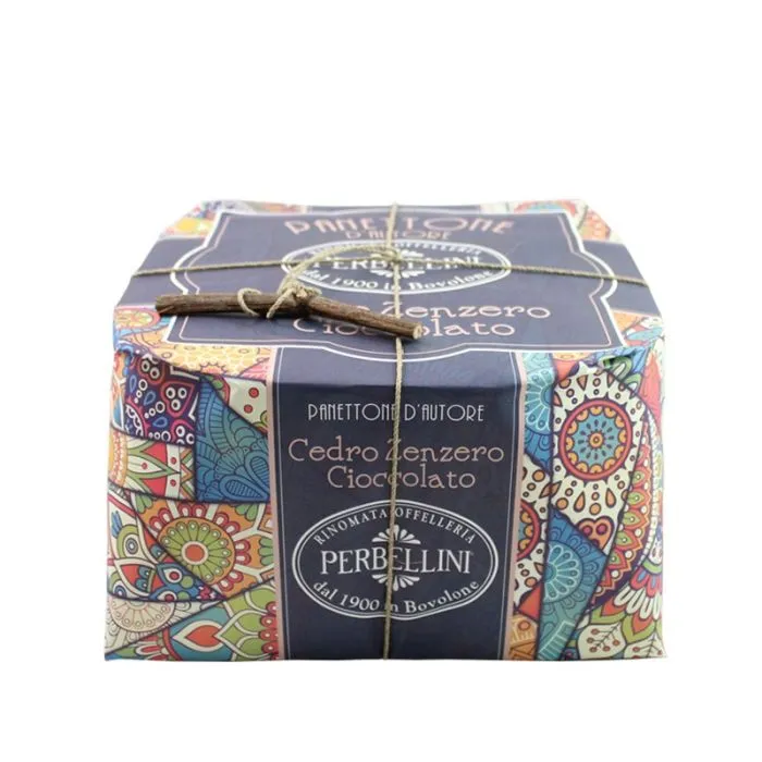Panettone Cedro Zenzero e Cioccolato Perbellini 950 g