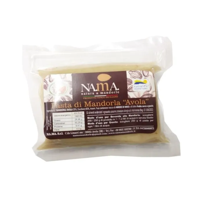 Pasta de almendras Avola Na.ma 250g