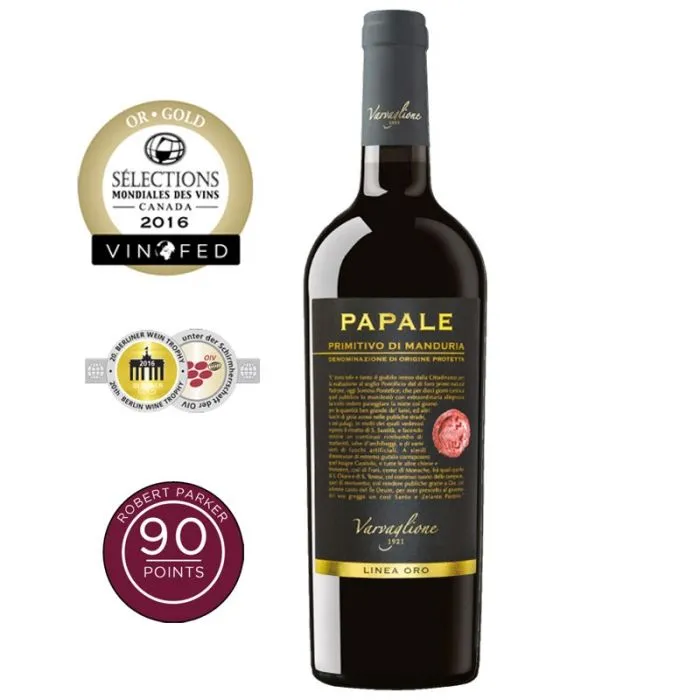 Papale Primitivo Di Manduria Doc Oro Varvaglione