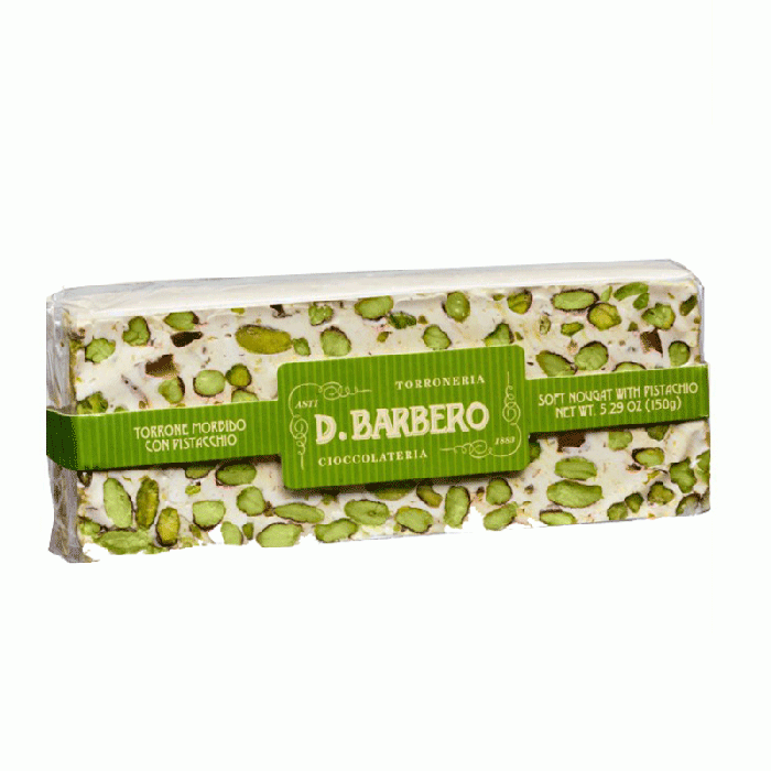 Turrón blando de pistacho del Piamonte Barbero