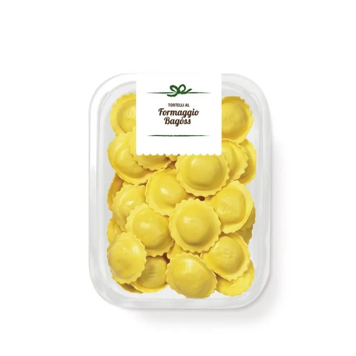 Tortelli con queso Bagoss 1kg