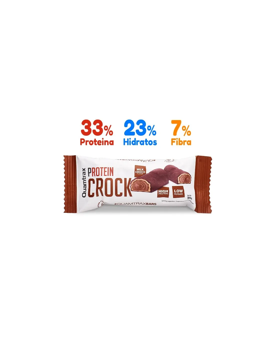 PROTEIN CROCK de Chocolate con Leche 30g