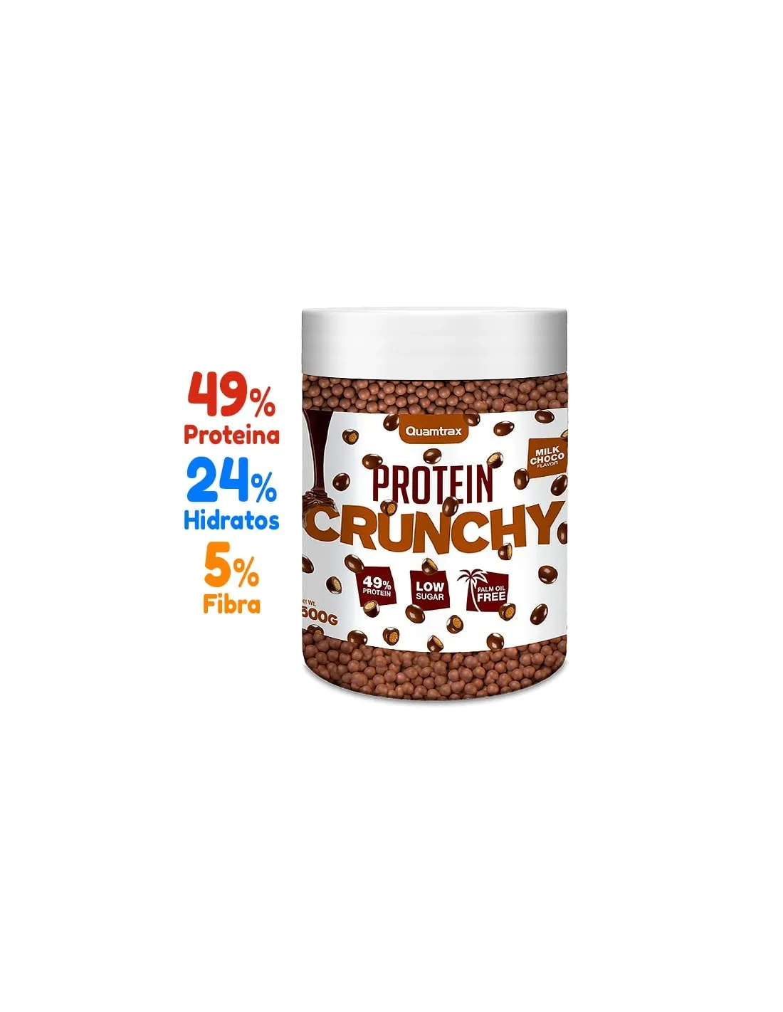 Protein Crunchy Chocolate con Leche 500g