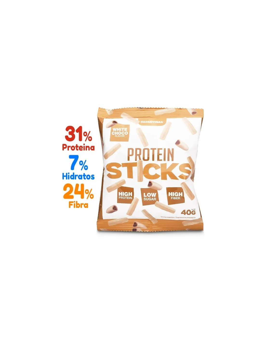 PROTEIN STICKS Chocolate blanco 40g